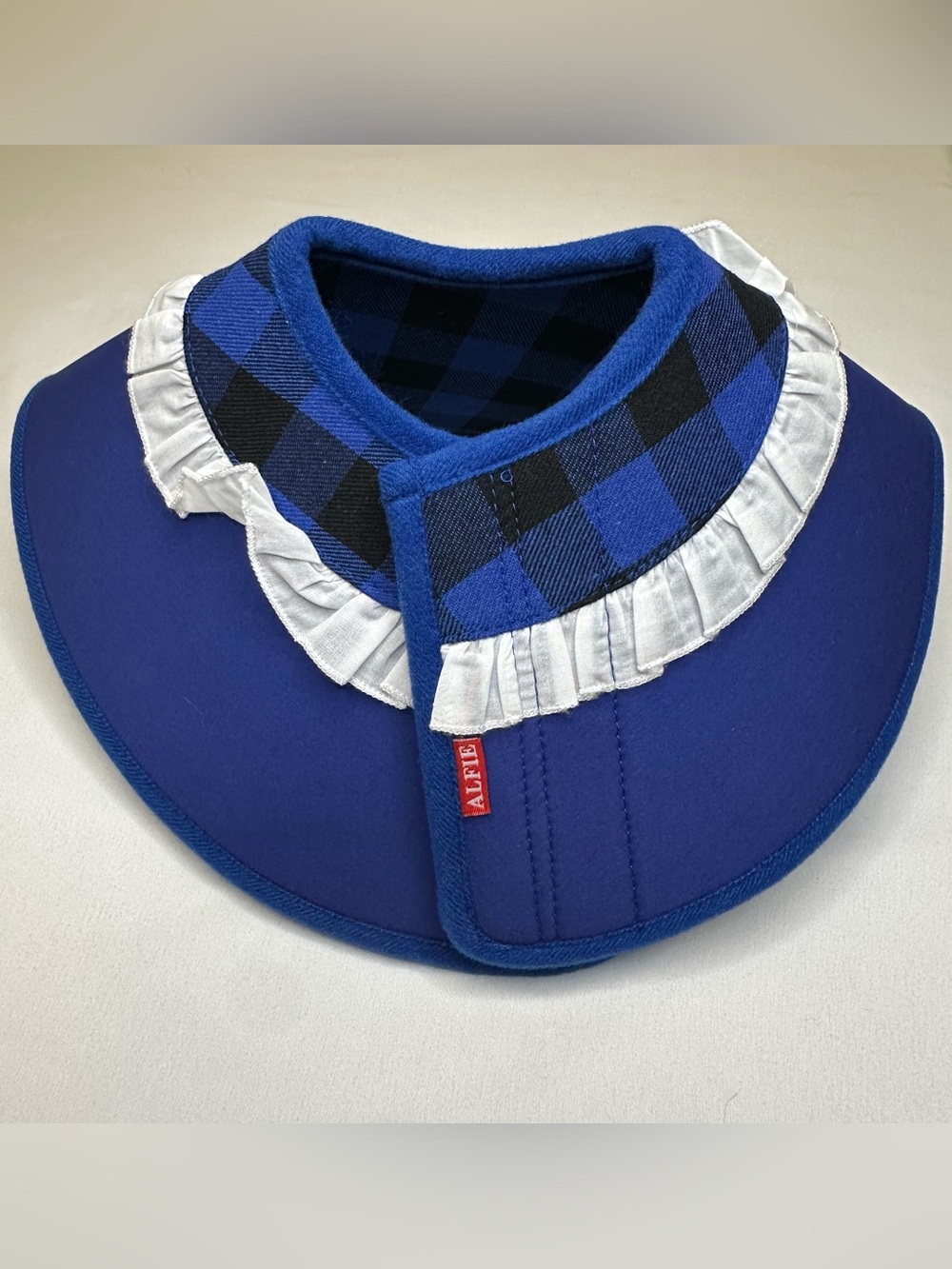 Alfie Pet Candace Recovery Cone Collar Blue Flannel Size Small - Picture 10 of 11